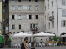 Beautiful buildings in Trento