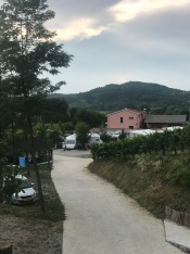 Camp site in Vipava valley, called Saksida