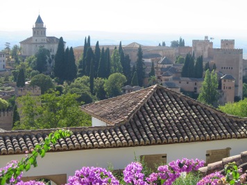 View from the Generalife, Alhambra Granada