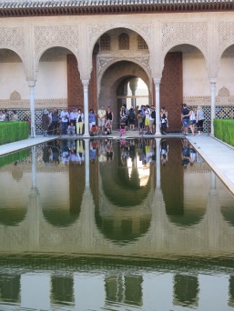If you can look past the millions of tourists, can you imagine the stillness of these courtyards, in Nasrid Palace, Alhambra Granada