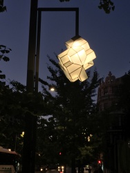 Chris's favourite street lamp in Granada