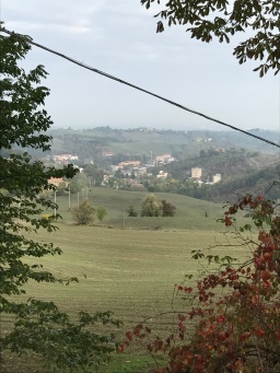 View over Tabiano, Italy