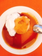 the best flan apart from my grandfather I have eaten so far...Puente la Reina, Navarra