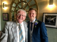 Proud grandad and Cameron